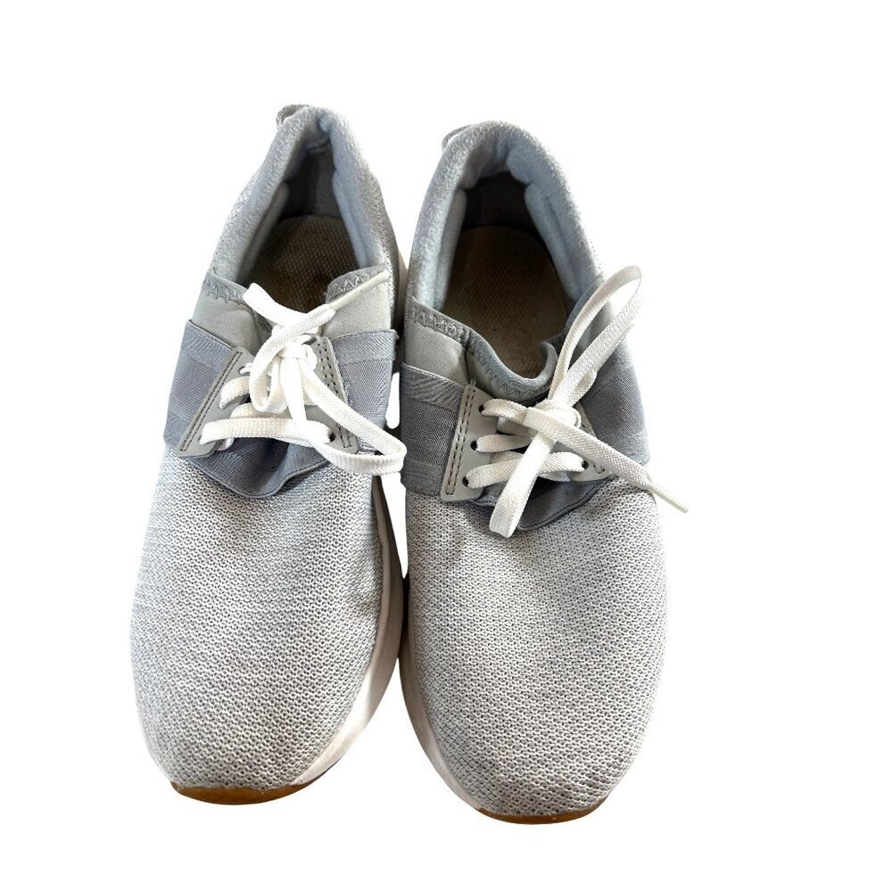 New Balance Girls Sneaker Tie Up Padded in-Soles Comfort Grey/White Size 2.5